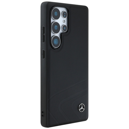 MERCEDES ETUI LEATHER HORIZONTAL CURVES DO SAMSUNG GALAXY S25 ULTRA