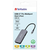 Verbatim Adapter Hub USB-C - HDMI/USB-C /Eternet/2xUSB-A 3.0 aluminiowy/aluminum 32150