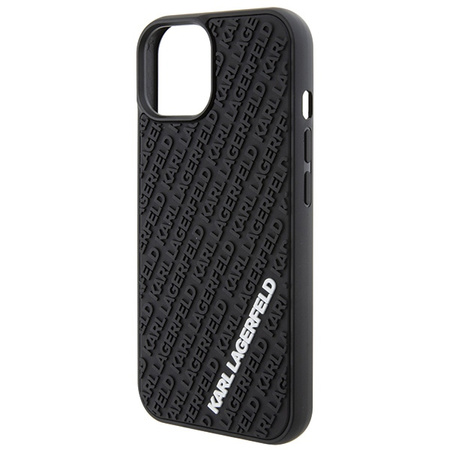 KARL LAGERFELD ETUI HARDCASE DO IPHONE 15 14 13 6.1 3D RUBBER MULTI LOGO