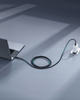 INNOSTYLE POWERFLEX ULTRA KABEL USB-C SZYBKIE ŁADOWANIE THUNDERBOLT 10GBPS 100W KEVLAR 2M CZARNY
