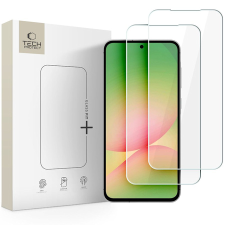 SZKŁO HARTOWANE TECH-PROTECT GLASS FIT+ 2-PACK GALAXY A37 / A57 5G CLEAR