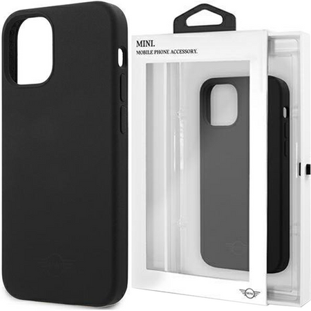 Mini MIHCP12LSLTBK iPhone 12 Pro Max 6,7" czarny/black hard case Silicone Tone On Tone
