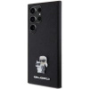 Etui Karl Lagerfeld Saffiano Karl&Choupette Metal Pin na Samsung Galaxy S24 Ultra - czarne