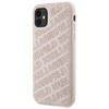 KARL LAGERFELD ETUI HARDCASE DO IPHONE 11 XR 6.1 QUILTED K PATTERN OCHRONNE
