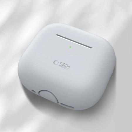 TECH-PROTECT POKROWIEC DO APPLE AIRPODS 4 SILIKONOWE Z OCHRONĄ NA
