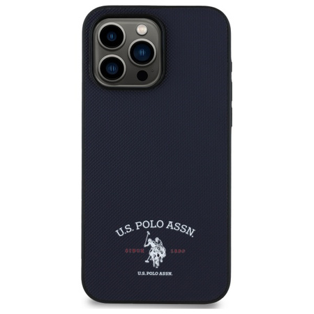 US POLO ASSN. ETUI DO IPHONE 15 PRO MAX 6.7 LOGO DH GRANATOWE Z LOGO