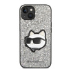 Karl Lagerfeld KLHCP14MG2CPS iPhone 14 Plus 6,7" srebrny/silver hardcase Glitter Choupette Patch