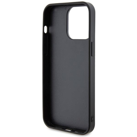 Etui Guess Rhinestone Metal Logo na iPhone 15 Pro - żółte