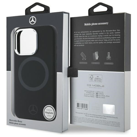 MERCEDES ETUI DO IPHONE 16 PRO 6.3 HARDCASE DO MAGSAFE SILIKONOWY POKROWIEC