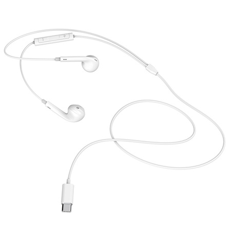 Słuchawki do telefonu Mcdodo przewodowe Element USB typ-C białe