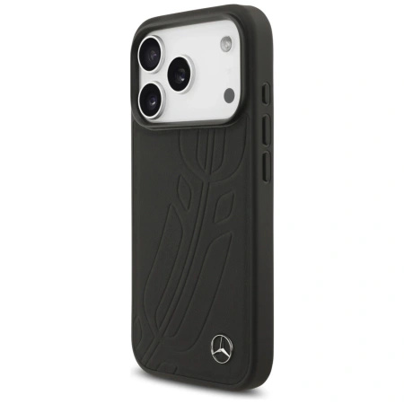 MERCEDES ETUI DO IPHONE 17 PRO LEATHER LARGE LAUREL LEAVE MAGSAFE