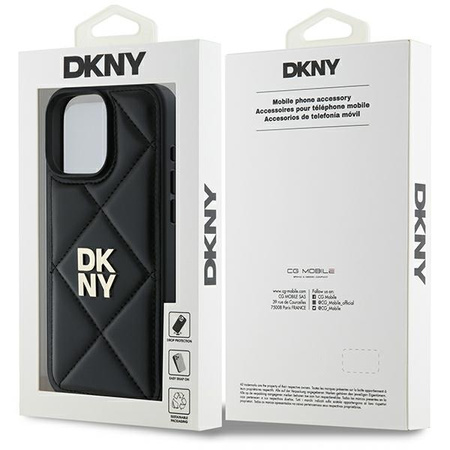 DKNY ETUI DO IPHONE 16 PRO Z LOGO QUILTED STACK OCHRONA PRZED Zarysowaniami