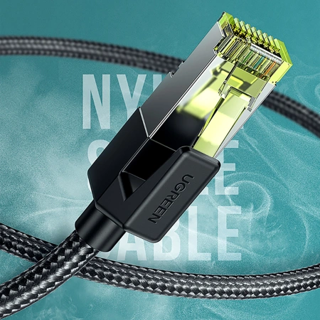 UGREEN KABEL ETHERNET RJ45 10M CAT 7 10GBPS DO KONFERENCJI ONLINE PC LAPTOP