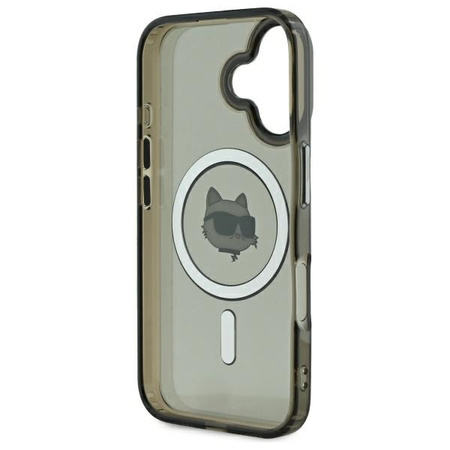 KARL LAGERFELD ETUI HARDCASE DO IPHONE 16 DO MAGSAFE METAL CHOUPETTE HEAD