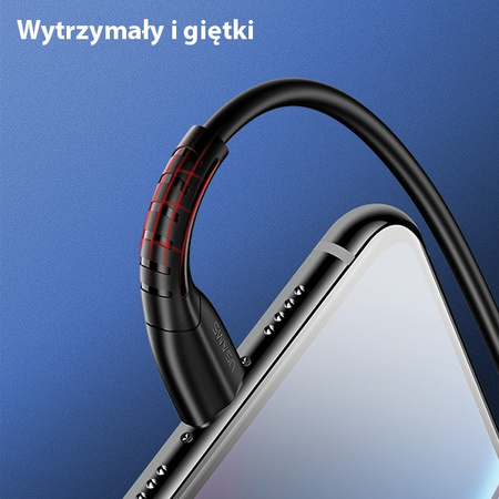 USAMS KABEL DO LIGHTNING DO TELEFONÓW APPLE 1M Z FUNKCJĄ SZYBKIEGO