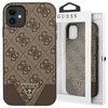 GUESS ETUI HARD CASE DO IPHONE 11 Xr 6.1 4G TRIANGLE COLLECTION BRĄZOWE