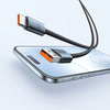 MCDODO KABEL USB-A USB-C SZYBKIE ŁADOWANIE USB TYP C 6A 100W 2M LED BIAŁY
