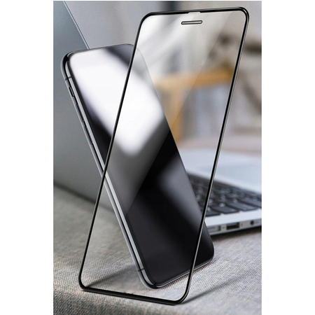 Szkło Hartowane CO2, do iPhone 13 Pro Max, 10D, czarne