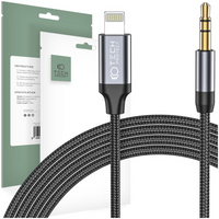 TECH-PROTECT KABEL DO LIGHTNING DO AUX MINI JACK 3.5MM 100CM DO IPHONE 12