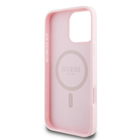 GUESS ETUI HARDCASE GRAINED RING DO MAGSAFE DO IPHONE 15 PRO MAX 6.7