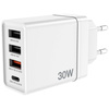 VERBATIM ŁADOWARKA 30W 3xUSB-A USB-C DO TELEFONÓW Z SYSTEMEM ANDROID PD 3.0