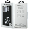 Etui Karl Lagerfeld Silicone             Karl&Choupette Sketch MagSafe do iPhone 16 Pro Max czarny