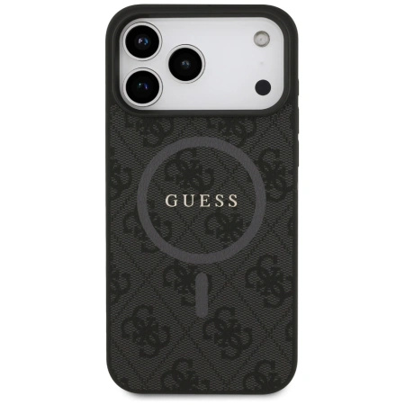 GUESS ETUI CASE POKROWIEC DO MAGSAFE IPHONE 17 PRO MAX 4G RING CLASSIC