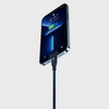 Baseus Flash Series II kabel USB Typ C / USB Typ A - USB Typ C / Lightning / micro USB 100 W 1,5 m niebieski (CASS030203)