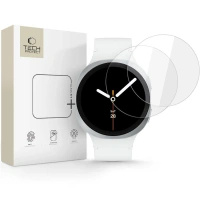 TECH-PROTECT SZKŁO HARTOWANE GLASS FIT+ 2-PACK DO SAMSUNG GALAXY WATCH 8