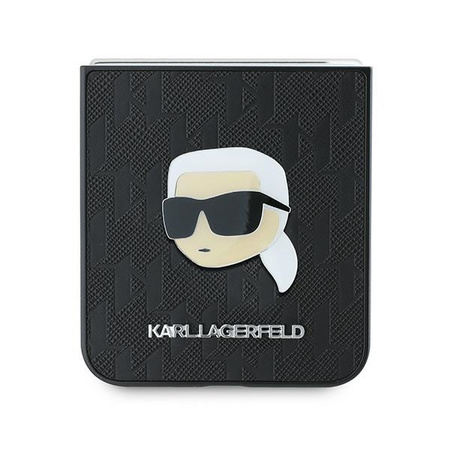 KARL LAGERFELD POKROWIEC HARDCASE DO SAMSUNG Z FLIP6 F741 SAFFIANO MONOGRAM