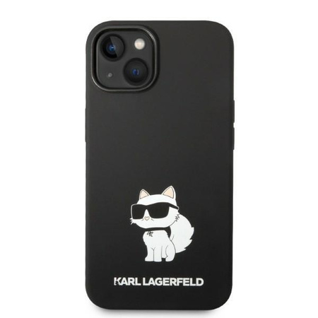 Karl Lagerfeld KLHMP14MSNCHBCK iPhone 14 Plus 6,7" hardcase czarny/black Silicone Choupette MagSafe