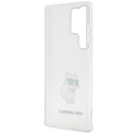 Etui Karl Lagerfeld KLHCS23LHNCHTCT S23 Ultra S918 - przezroczyste hardcase Ikonik Choupette