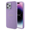 Guess GUHMP15XPSAHMCU iPhone 15 Pro Max 6.7" fioletowy/purple hardcase Saffiano MagSafe