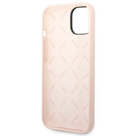 Guess GUHCP14MSLTGP iPhone 14 Plus 6,7" różowy/pink hardcase Silicone Triangle