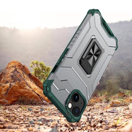 HURTEL PANCERNE ETUI DO IPHONE 13 MINI Z MAGNETYCZNYM UCHWYTEM CRYSTAL RING