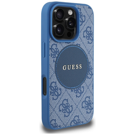 GUESS ETUI TPU POKROWIEC DO IPHONE 16 PRO DO MAGSAFE 4G CIRCLE CLASSIC LOGO