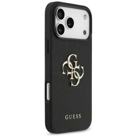 GUESS ETUI GRAINED BIG 4G CLASSIC LOGO DO IPHONE 17 PRO MAX LUKSUSOWA