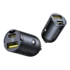 Ładowarka samochodowa Baseus Tiny Star 30W USB-A USB-C - czarna