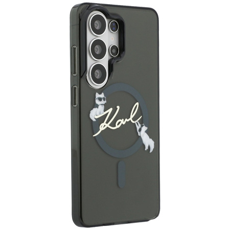 Etui Karl Lagerfeld IML KC Script        MagSafe do Samsung Galaxy S26 Ultra czarny