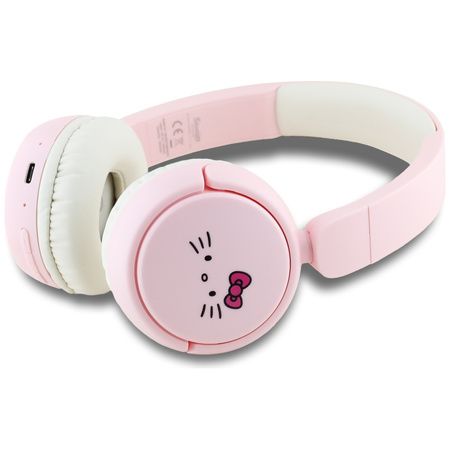 HELLO KITTY SŁUCHAWKI NAUSZNE BLUETOOTH Z LOGO KOTKA DO TELEFONÓW SMART