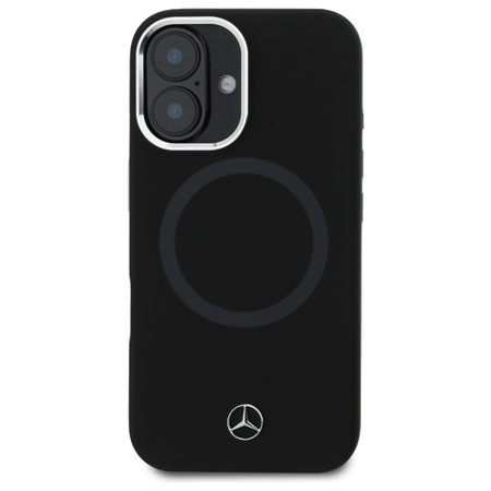 MERCEDES ETUI SILICONE TONAL LOGO DO IPHONE 16 6.1 DO MAGSAFE HARDCASE