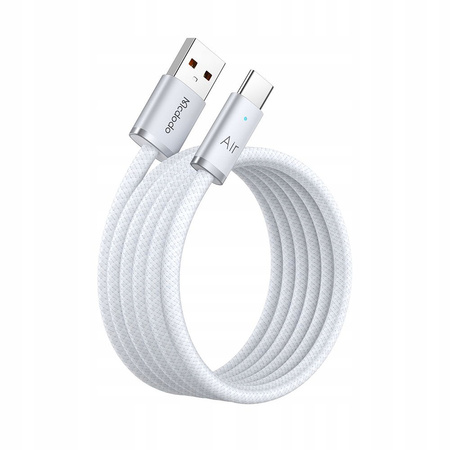MCDODO KABEL USB-A USB-C SZYBKIE ŁADOWANIE USB TYP C 6A 100W 2M LED CZARNY