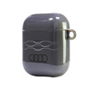 AUDI ETUI POKROWIEC CASE DO APPLE AIRPODS 1 2 GEOMETRYCZNY WZÓR SZARY