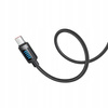 MCDODO KABEL USB-C USB-C SZYBKIE ŁADOWANIE USB TYP C PD 240W 1M LED CZARNY