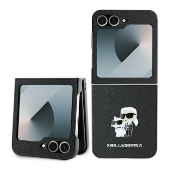 KARL LAGERFELD ETUI HARDCASE DO SAMSUNG Z FLIP6 F741 SAFFIANO METAL PIN