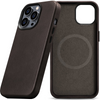 iCarer Oil Wax Premium Leather Case skórzane etui iPhone 14 Pro Max magnetyczne z MagSafe brązowy (WMI14220704-BN)