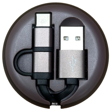RICHMOND&FINCH KABEL ZWIJANY USB-C MICROUSB DO TELEFONÓW TABLETÓW CAMO