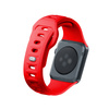38/40/41/42 mm Red (small) - 3mk Silicone Watch Strap for Apple