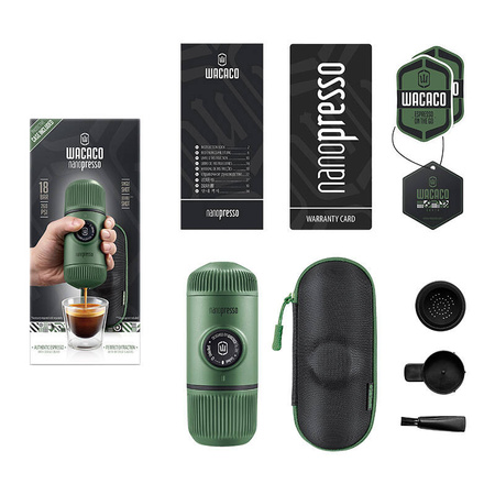 WACACO NANOPRESSO PRZENOSNY EKSPRES DO KAWY DO WYPRAW CAMPINGOWYCH Z ETUI