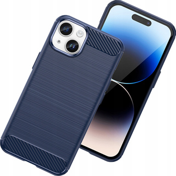 HURTEL ETUI CASE POKROWIEC DO IPHONE 14 ELASTYCZNY ŻELOWY PLECKI CARBON